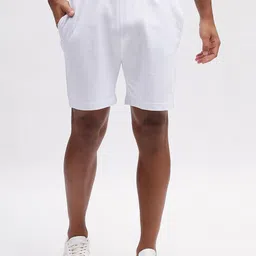 Iconic Men Mid-Rise Pure Cotton Shorts-image-13