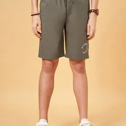 Urban Ranger by pantaloons Men Slim Fit Cotton Shorts-image-11
