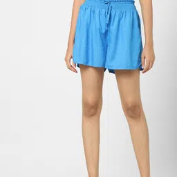 Vero Moda Women Blue Shorts-image-51