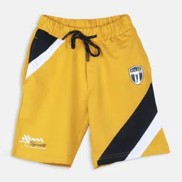 Monte Carlo Boys Colourblocked Mid-Rise Shorts-image-54