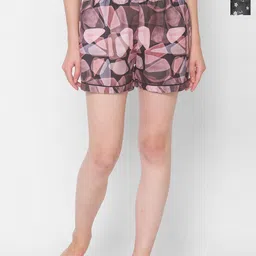 FashionRack Women Pack Of 2  High-Rise Printed Lounge Shorts image 1