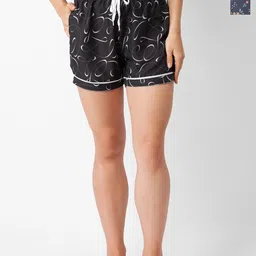 FashionRack Women Pack of 2 Printed Lounge Shorts image 1