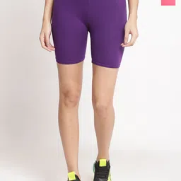 GRACIT Women Pack Of 2 Skinny Fit Biker Shorts-picture-18