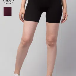 Apraa & Parma Women Slim Fit Cycling Sports Shorts-picture-15