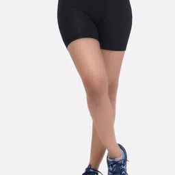 laasa  sports LAASA SPORTS Women Black Skinny Fit Training or Gym Rapid Dry Sports Shorts-picture-17