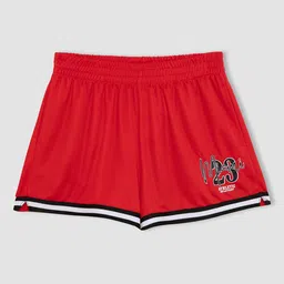 DeFacto Women Mid Rise Sports Shorts-image-35
