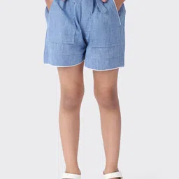 Fabindia Girls Blue Shorts-picture-23