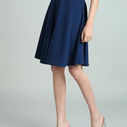 BAESD Above Knee Length Flared Skirt-picture-26