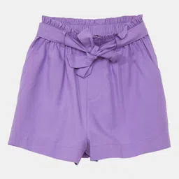 KIABI Girls Regular Fit Mid-Rise Shorts-image-31