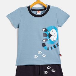 Camey Kids Printed T-shirt With Shorts-picture-28