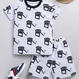 YK Boys Printed T-shirt with Shorts-picture-32