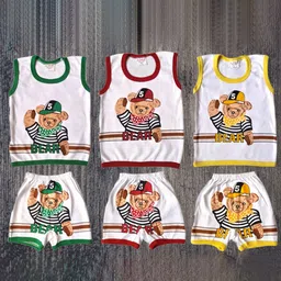 BAESD Unisex Kids Printed T-shirt with Shorts-picture-24