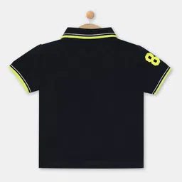 R&B Boys Solid Polo Collar T-shirt image 2