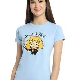 Fabflee Pack Of 4 Typography Printed Regular Fit Cotton T-shirt image 2