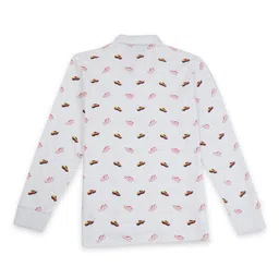 Gini and Jony Boys Printed Polo Collar Pure Cotton T-shirt image 2