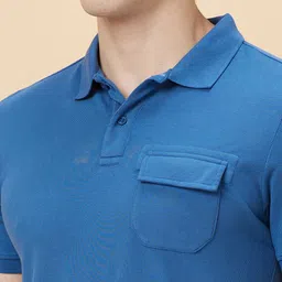 Being Human Polo Collar Pocket Detailing Casual T-shirt image 3