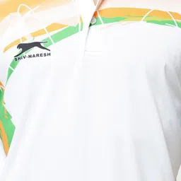 Shiv Naresh Men Printed Polo Collar T-shirt image 3