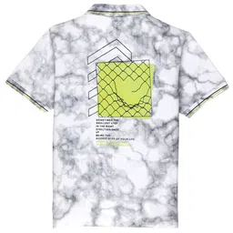 Status Quo Boys Tie and Dye Polo Collar Cotton T-shirt image 4