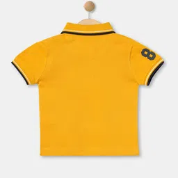 R&B Boys Yellow Polo Collar T-shirt image 4