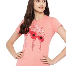 Fabflee Pack Of 3 Printed Cotton T-shirts image 5