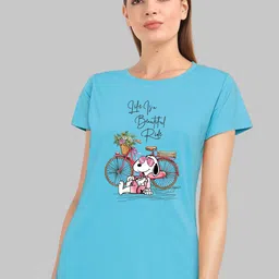 CHOZI Pack Of 2 Graphic Printed Cotton T-shirt image 2