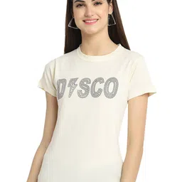 Fabflee Pack of 4 Graphic Printed Round Neck Cotton T-shirt image 2