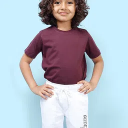 NUSYL Boys Mid-Rise Typography Printed Cotton Shorts image 2