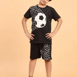Ninos Dreams Boys Printed T-shirt with Shorts image 4