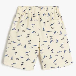 Koton Boys Printed Regular Fit Cotton Shorts image 4