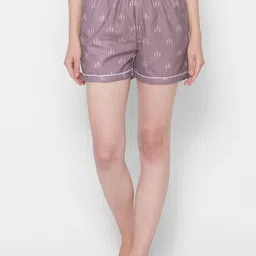 FashionRack Women 2 High-Rise Printed Lounge Shorts image 2