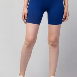 Apraa & Parma Women Pack of 2 Slim Fit Cycling Sports Shorts image 3