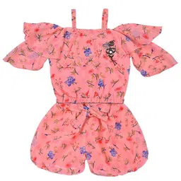 Wish Karo Girls Printed Top with Shorts image 2