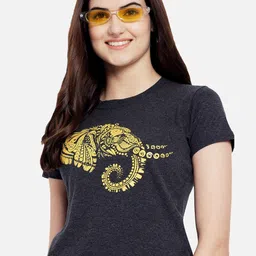 Fabflee Pack Of 3 Printed Cotton T-shirts image 2