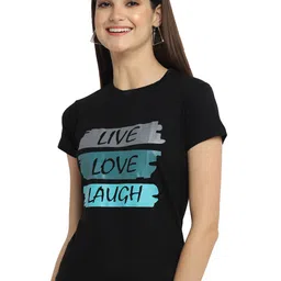 Fabflee Pack Of 4 Printed Cotton T-shirts image 3