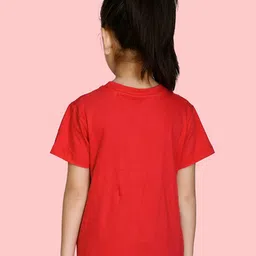 NUSYL Girls Printed Round Neck T-shirt image 4