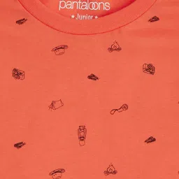 Pantaloons Junior Boys Coral Printed T-shirt image 3