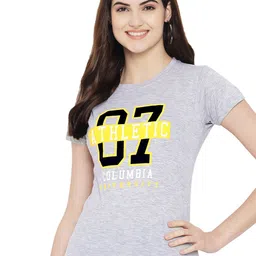 Fabflee Pack Of 4 Typography Printed Cotton T-Shirt image 2