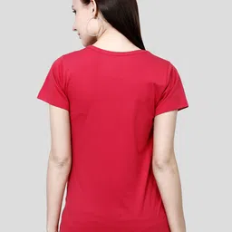 CHOZI Pack Of 2 Typography Printed Cotton T-shirt image 5