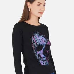 appulse Graphic Printed Long Sleeves Cotton T-shirt image 4