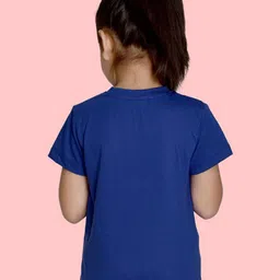 NUSYL Girls Typography Printed Cotton T-shirt image 4