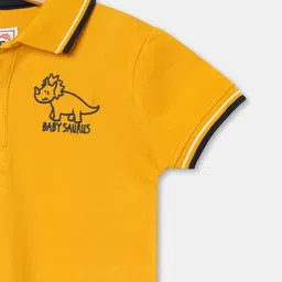 R&B Boys Yellow Polo Collar T-shirt image 3