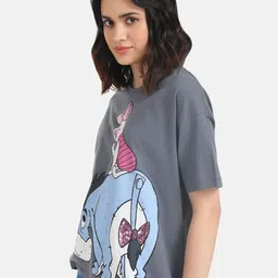 Kazo Piglet And Eeyore Printed Disney T-shirt image 4