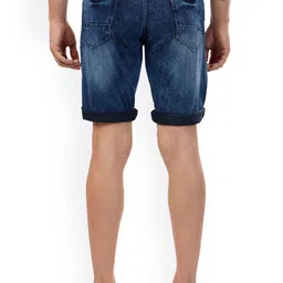 beevee Men Washed Mid-Rise Denim Shorts image 4