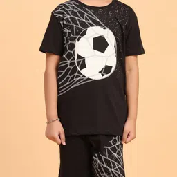 Ninos Dreams Boys Printed T-shirt with Shorts image 5