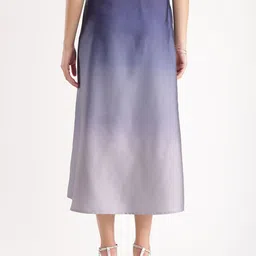 FableStreet Ombre A-Line Midi Skirt image 4