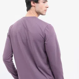 HIGHLANDER Men Popcorn Structured Regular Fit T-shirt image 4