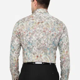 WYRE Men Classic Slim Fit Printed Cotton Shirt image 4