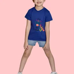 NUSYL Girls Graphic Printed T-shirt image 3