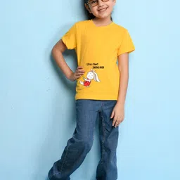 NUSYL Girls Printed Cotton T-shirt image 4