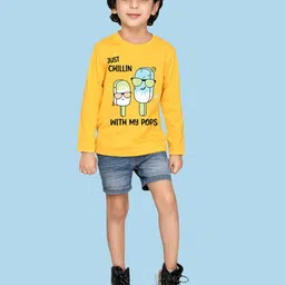 NUSYL Boys Pack of 2 Printed T-shirts image 3